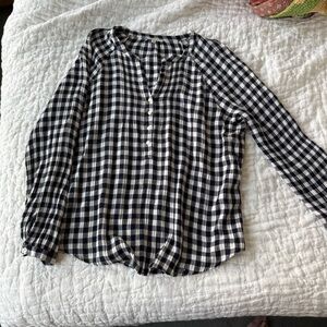 Lucky Brand long sleeved, flannel top. XL